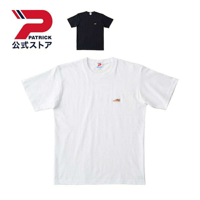 Rakuten - 【公式】【公式限定】 パトリック BRONX T ブロンクス Tシャツ ｜ 服 アパレル カットソー ユニセックス メンズ レディース ｜ クルーネック 半袖 刺繍 ワンポイント ホワイト ブラック 白 黒