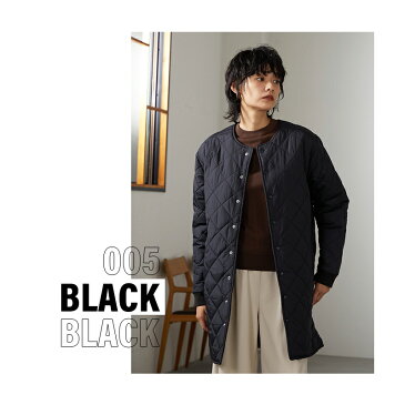 【OMNES】リバーシブルキルティングボアジャケット レディース キルティングジャケット ノーカラー 2way