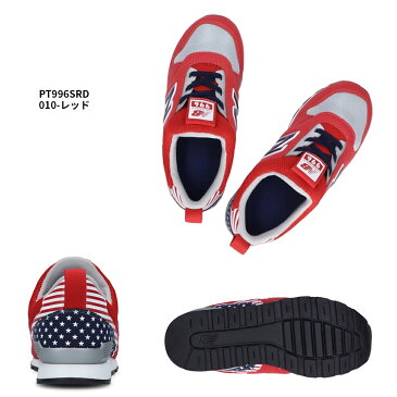 ニューバランス【New Balance】【NB】PT996S SLIP ON P STARS&STRIPES PACK スリッポン キッズ KIDS シューズ 靴 スニーカー Nロゴ 子供 子ども ジュニア