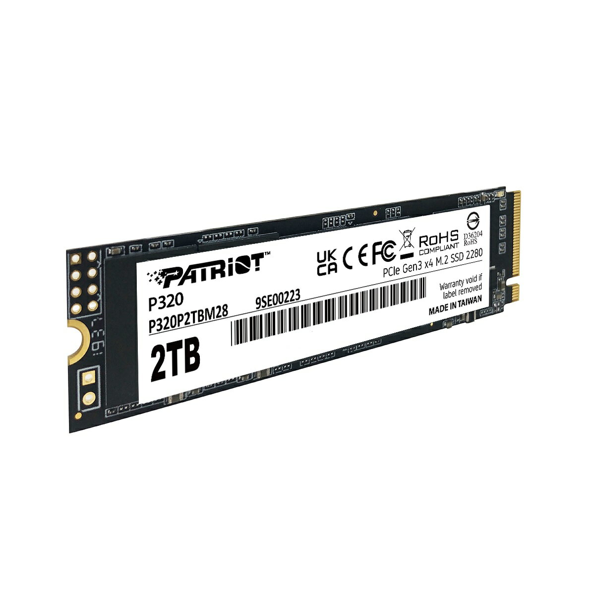 Patriot Memory P320 2TB M.2 2280 PCIe Gen3x4 NVMe SSD_Internal Solid State Drive_��¢��/�Ρ��ȥѥ����� �Ρ���PC _P320P2TBM28