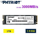 Patriot Memory P320 1TB M.2 2280 PCIe Gen3x4 NVMe SSD_Internal Solid State Drive_内蔵型/ノートパソコン ノートPC _P320P1TBM28