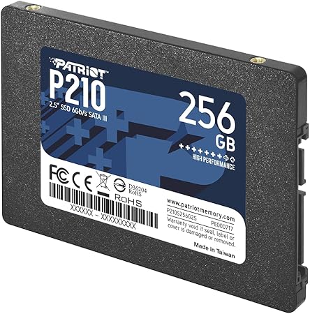 Patriot Memory SSD P210 256GB SATA3 Internal 2.5