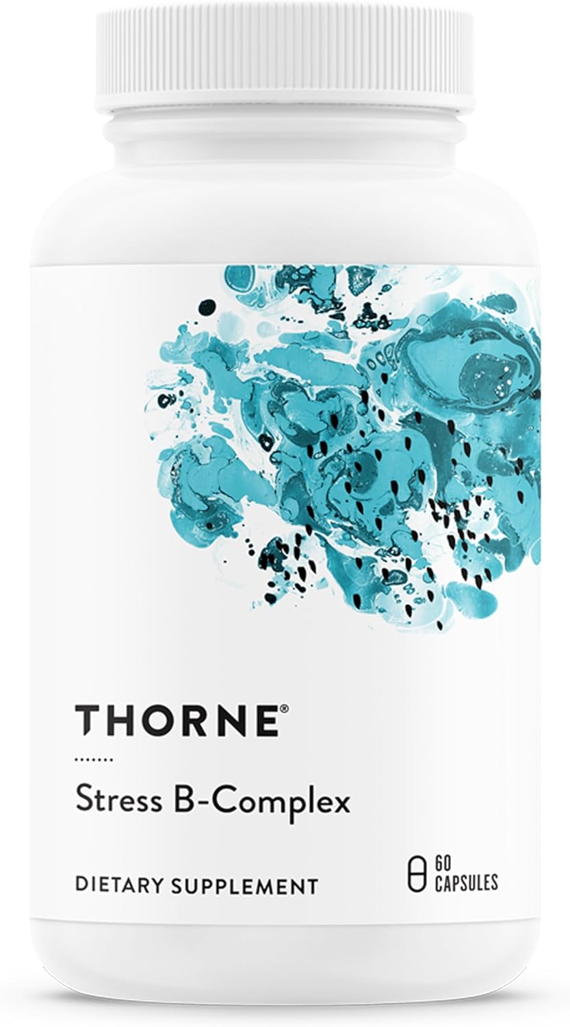 Thorne ソーン ストレスBコンプレックス ビタミンB群 パントテン酸強化 60カプセル ビタミンB サプリ サプリメント 栄養補助食品 海外サプリ アメリカ 健康維持