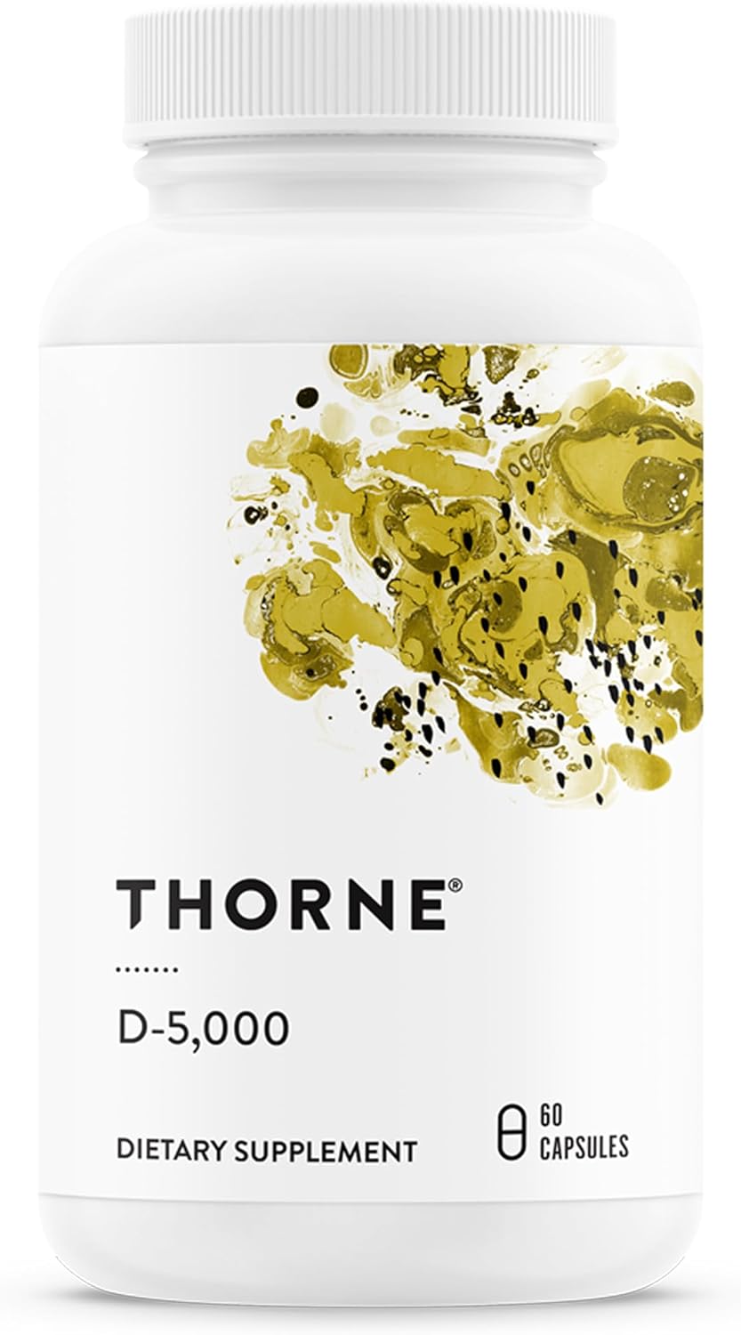 Thorne ソーン ビタミンD-5000 ビタミンD3 5,000IU NSFスポーツ認証 60カプセル ビタミンD サプリ サプリメント 栄養補助食品 海外サプリ アメリカ 健康維持