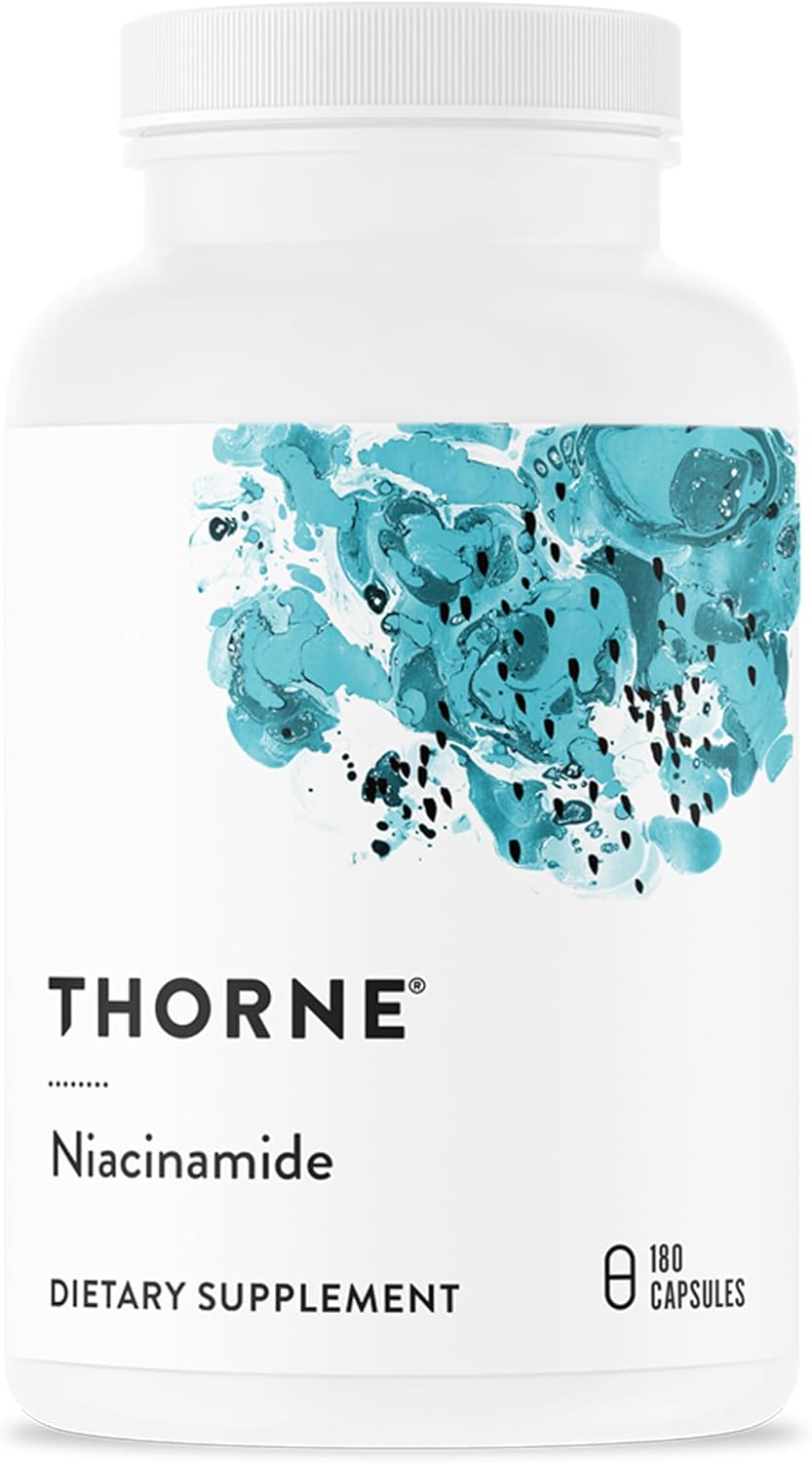 Thorne ソーン ナイアシンアミド ビタミンB3 500mg フラッシュフリー 180カプセル 大容量 ナイアシン サプリ サプリメント 栄養補助食品 海外サプリ アメリカ 健康維持