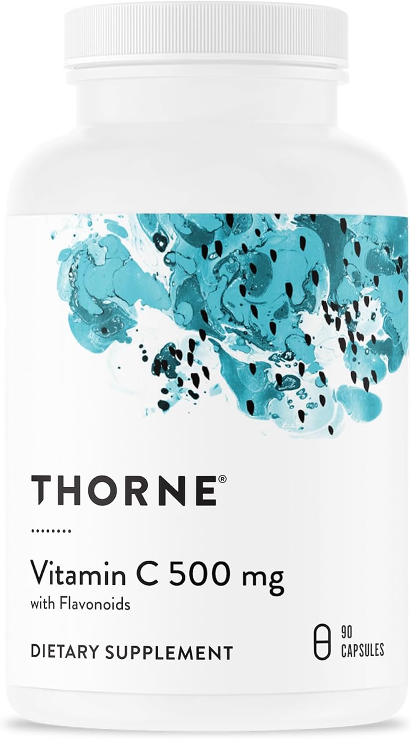 Thorne ソーン ビタミンC ＋ フラボノイド オレンジ由来成分配合 90カプセル ビタミンC サプリ サプリメント 栄養補助食品 海外サプリ アメリカ 健康維持