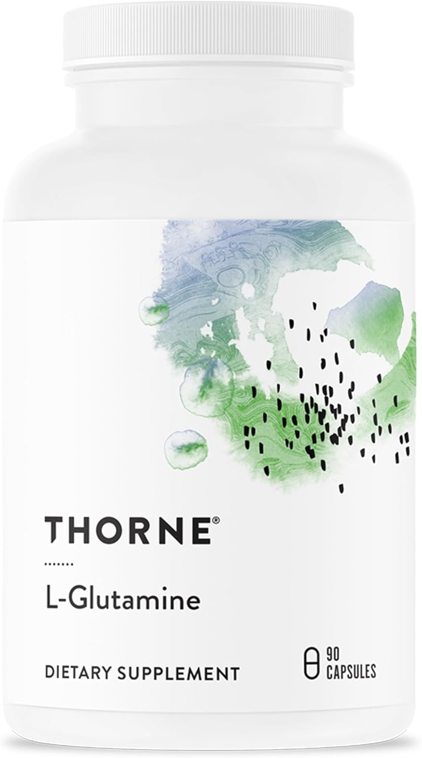 Thorne ソーン L-グルタミン グルタミン 500mg 90カプセル アミノ酸 トレーニング サプリ サプリメント 栄養補助食品 海外サプリ アメリカ 健康維持