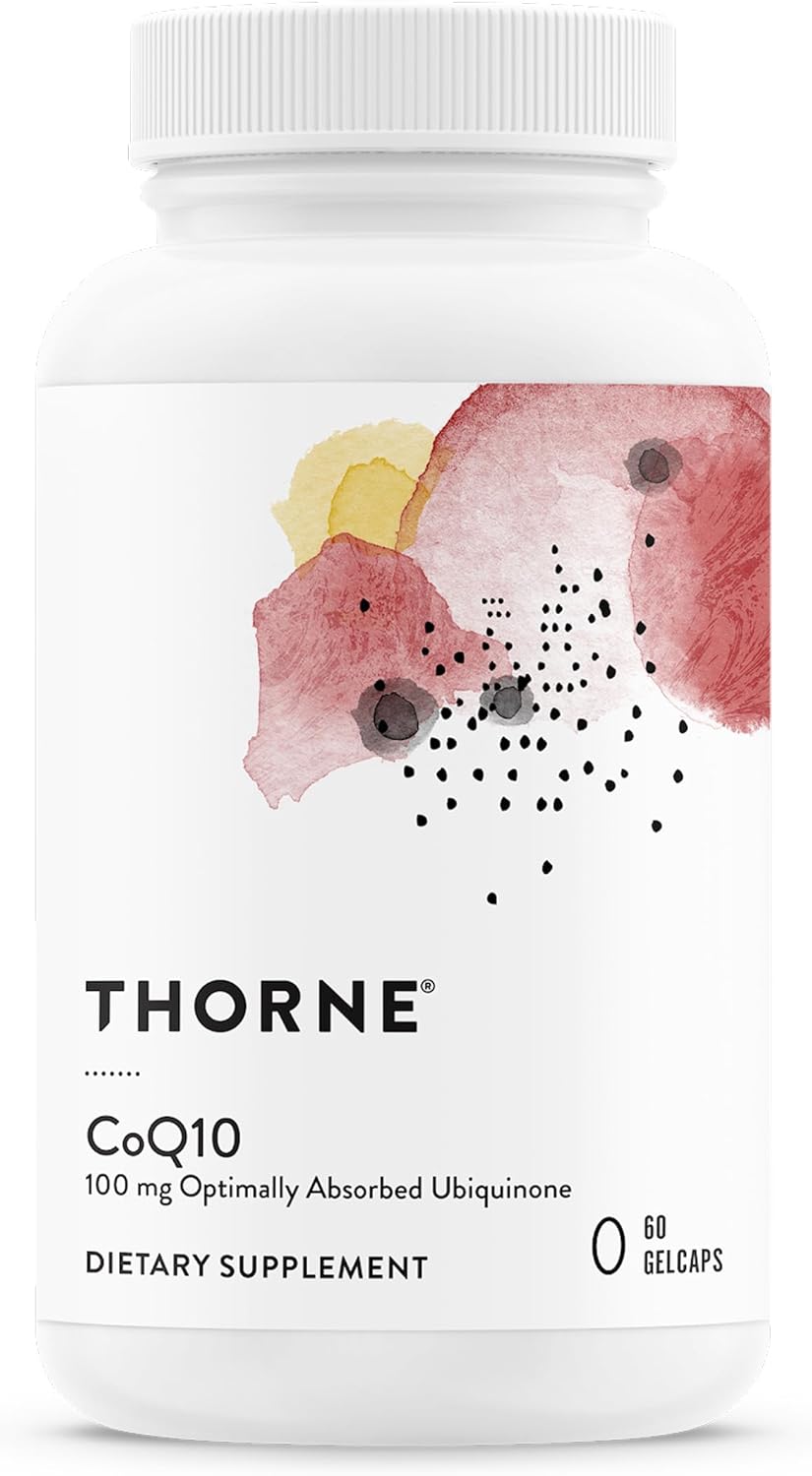 Thorne ソーン CoQ10 コエンザイムQ10 100mg ユビキノン 60ジェルカプセル 美容 サプリ サプリメント 栄養補助食品 海外サプリ アメリカ 健康維持