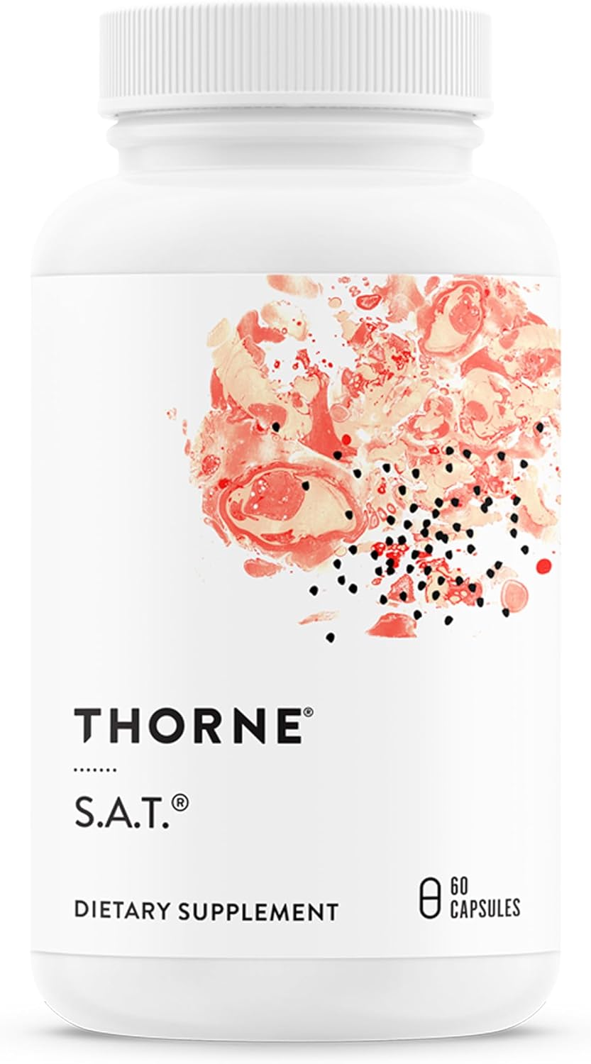 Thorne ソーン S.A.T. シリマリン・アーティチョーク・ウコン配合 60カプセル ハーブ クルクミン サプリ サプリメント 栄養補助食品 海外サプリ アメリカ 健康維持