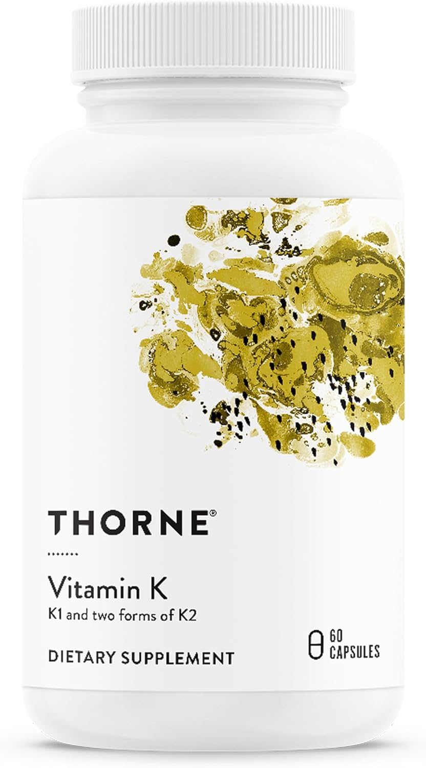 Thorne (ソーン) ビタミンKサプリメント ビタミンK K1・K2(MK-4・MK-7)配合 カプセ...