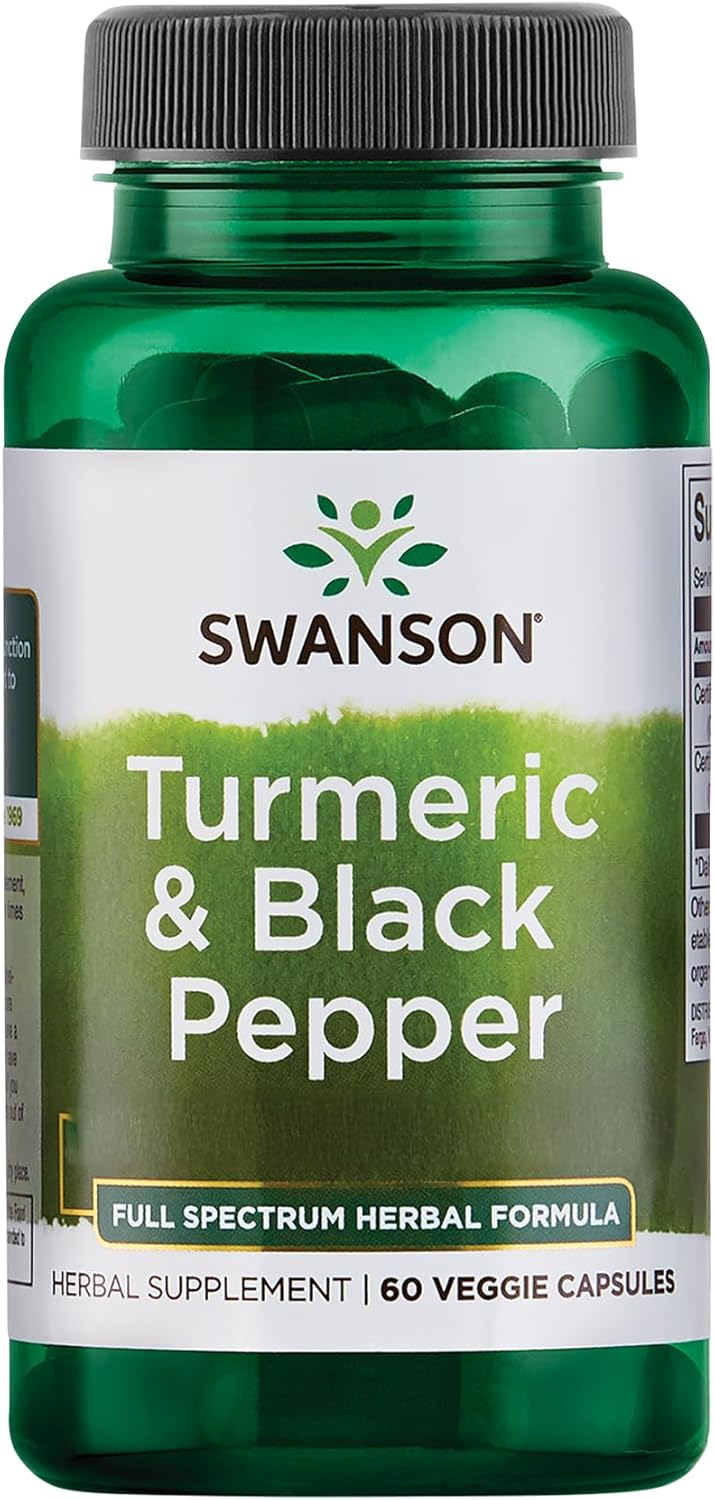 Swanson 〔スワンソン〕 ターメリック＆ブラックペッパー - バイオアベイラビリテ...