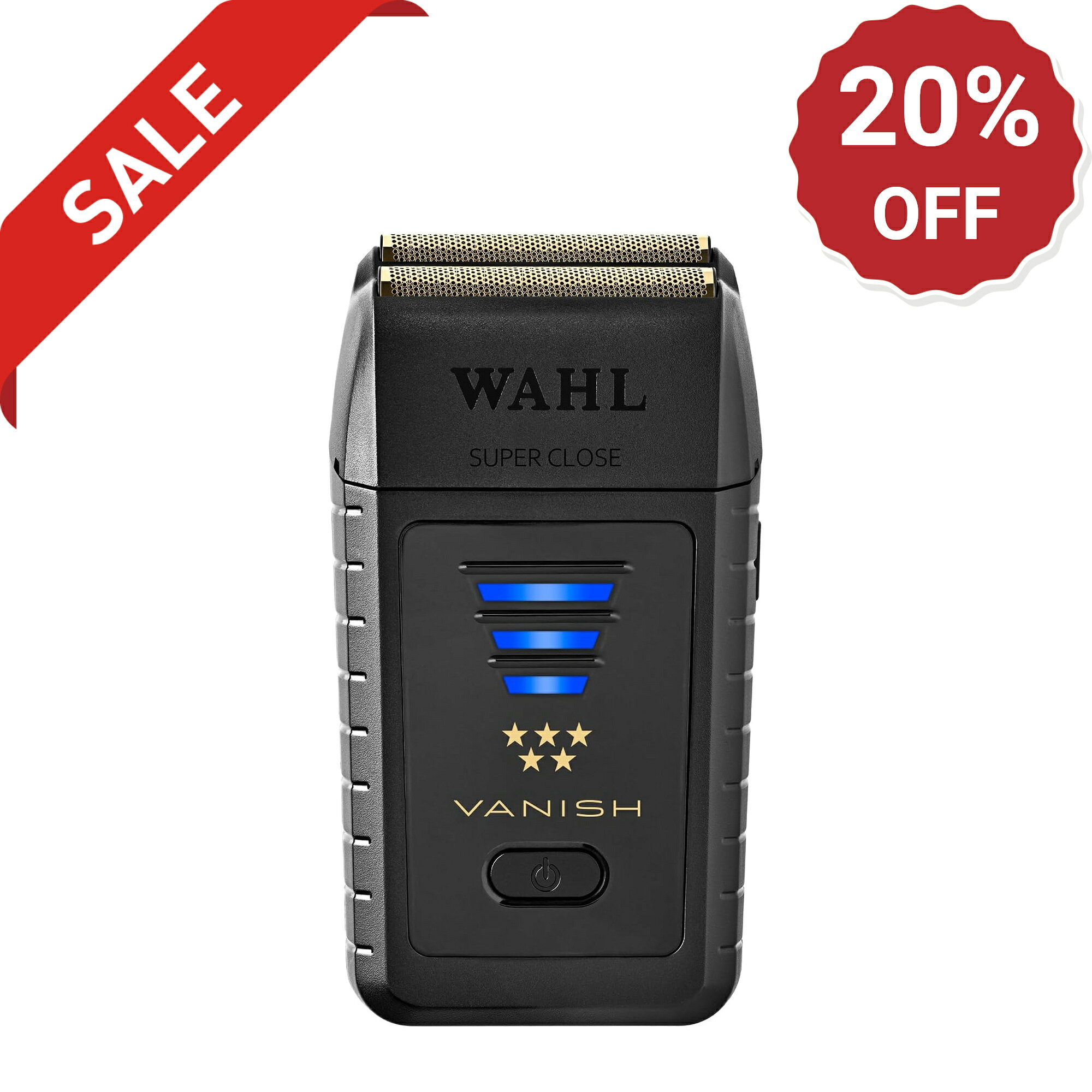 WAHL (ウォール) 5 Star シェーバー Vanish バニッシュ スキンフェード ネックライン なめらか仕上げ 極薄フォイル