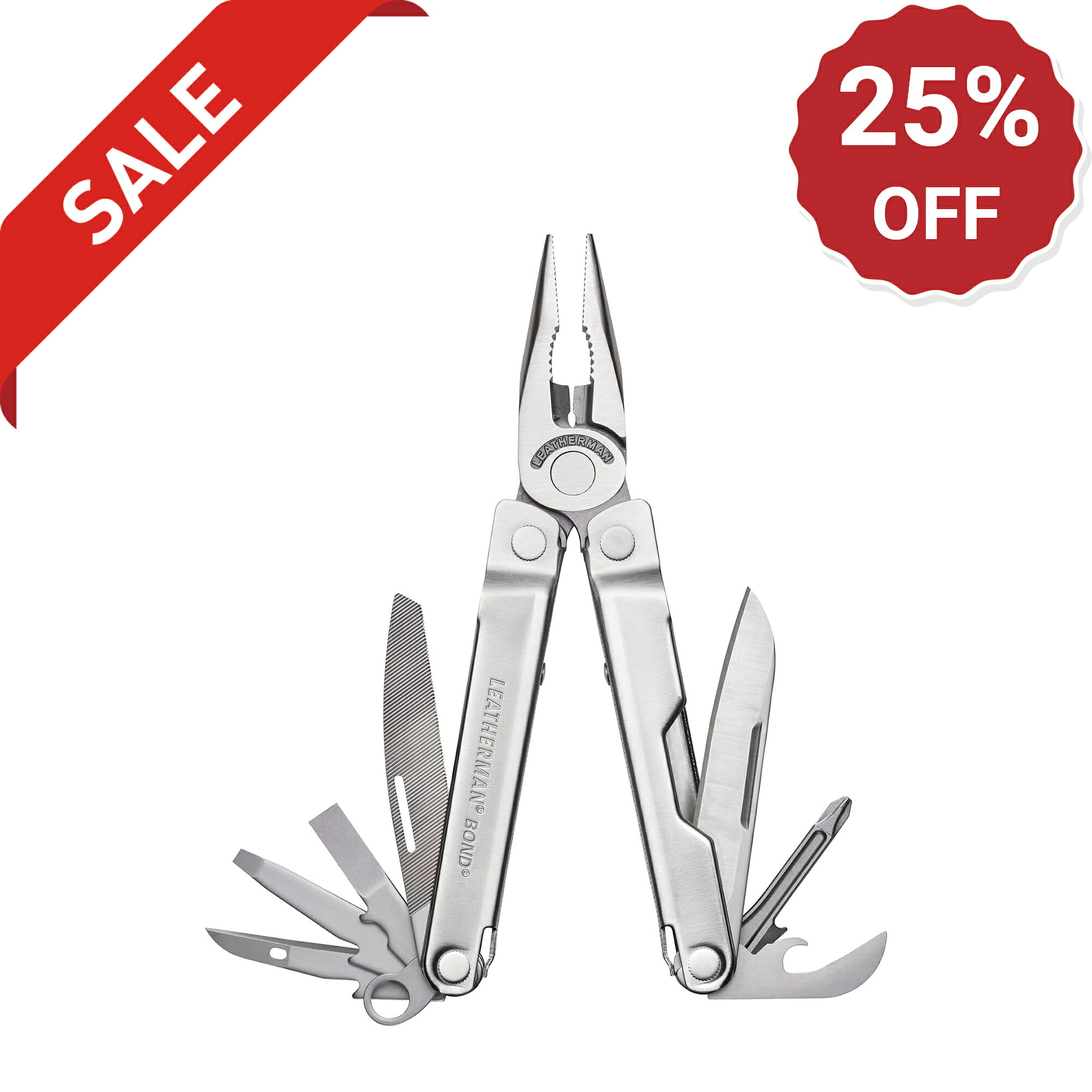 LEATHERMAN レザーマン BOND ボンド マルチツール 十徳ナイフ 多機能ナイフ プライヤー 折りたたみ 工具 シンプル アウトドア キャンプ 登山 釣り 防災 サバイバル EDC メンズ ギフト プレゼント 【日本正規品・25年保証】公式