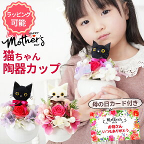 母の日 花束 早割 プレゼント 黒猫 ねこ ネコ 猫 猫グッズ 猫好き 癒し ギフト インテリア 実用的 おしゃれ 可愛い 送料無料 ギフト ローズ バラ 誕生日 贈り物 花 職祝い