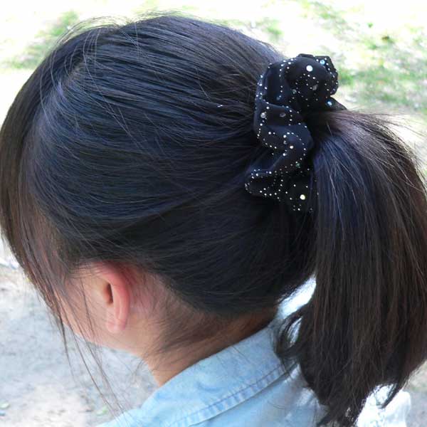 ヘアアクセサリー シュシュ キッズ 子供 女の子 髪飾り ドット柄 まとめ髪 ヘアゴム ヘアーアクセサリー ヘアアクセサリーキッズ バレエ バレエ用品 バレエ雑貨 ギフト クリスマスプレゼント 子供 女の子 3歳 4歳 5歳 6歳