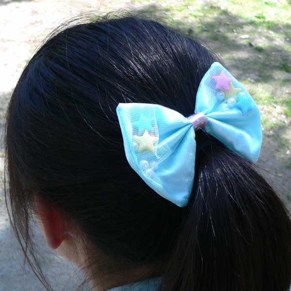 ヘアアクセサリー ヘアゴム キッズ 子供 女の子 髪飾り リボン まとめ髪 リボンヘアゴム バレエ用品 雑貨 ギフト