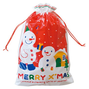 クリスマス ラッピング 巾着 袋 ラッピング用品 クリスマスラッピング ラッピング巾着 ラッピング袋 サンタ 雪だるま プレゼント ギフト クリスマスプレゼント 子供 女の子 3歳 4歳 5歳 6歳
