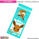 【フェイスタオル】【ポケットモンスター】「コレクト イーブイ」045113 かわいい 綿 100% コットン ふわふわ towel ハンカチ パティズ [あす楽]