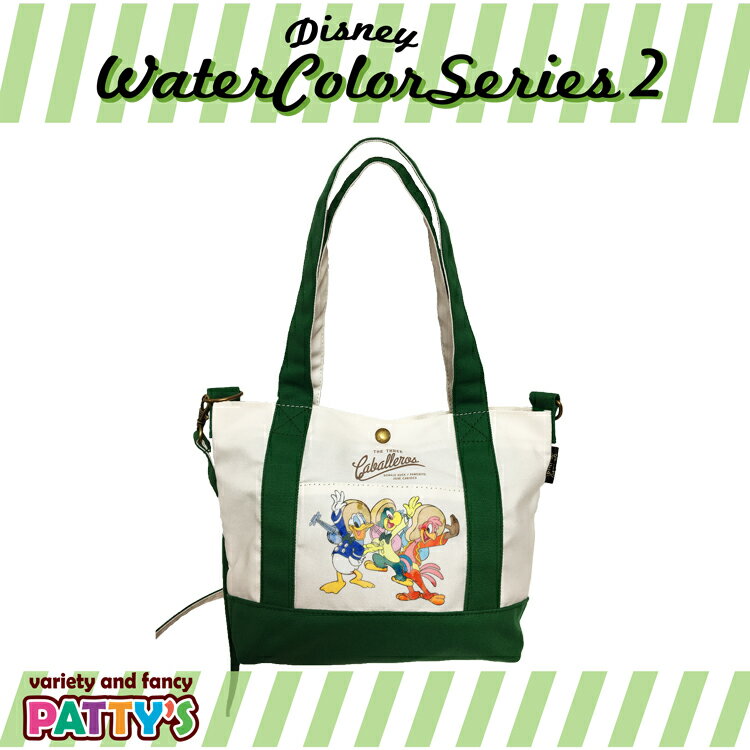 【ミニトート・ランチトートバッグ】肩掛け紐付き「三人の騎士 三銃士 ドナルド」【ウォーターカラーシリーズ2】PA-DN85850 ディズニー パティズ [あす楽] ショルダーオリジナルのサムネイル