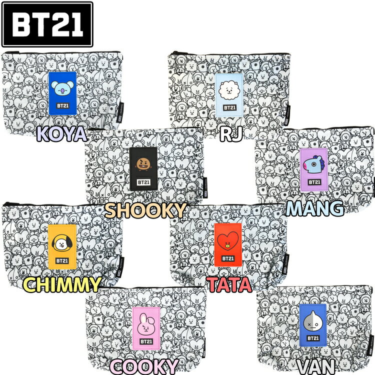 【BT21】 メッシュポーチ【LINE FRIENDS】 KOYA RJ SHOOKY MANG CHIMMY TATA COOKY VAN