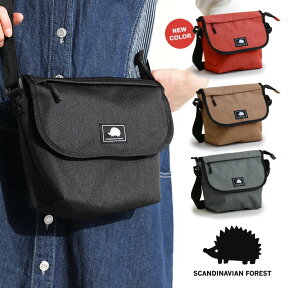 SCANDINAVIAN FOREST バッグ ミニバッグ レディース メンズ ショルダーバッグ メッセンジャーバッグ BAG カバン 鞄 斜め掛け 肩掛け ハリネズミ ワンポイント ポリエステル カジュアル PATY パティ スカンジナビアン フォレスト