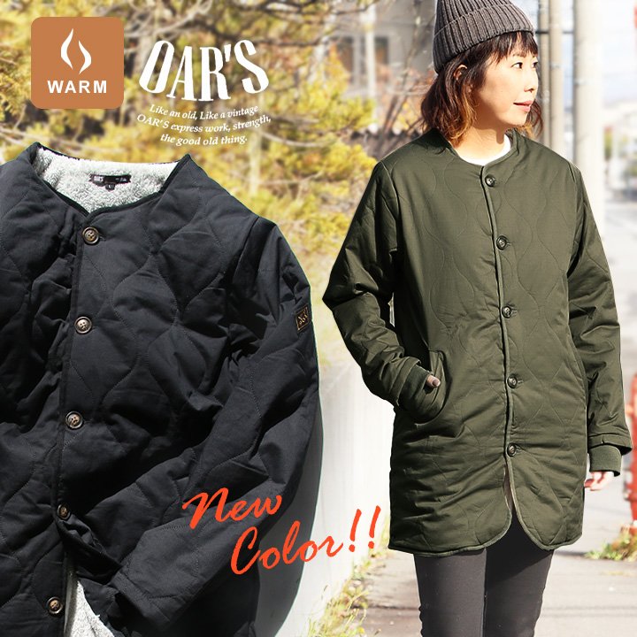 再×14入荷 【新品】ATHA NO COLLAR M65 COAT ノーカラージャケット