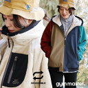 gym master ジムマスター リバーシブル ボア ブルゾン マウンテンパーカー メンズ レディース 暖かい 防風 ジップアップ ハイネック フード 胸ポケ...