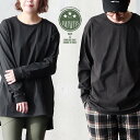 長袖 tシャツ ロングtシャツ メンズ レディース 秋 しっかり 丈夫 柔らか 綿100 USAコットン 重ね着 ポケット 袖リブ サイドスリット ワイド 着痩...
