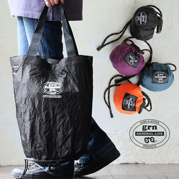 バッグ トートバッグ 鞄 メンズ レディース ポケッタブル 仕舞える ワンポイント ナイロン しっかり生地 丈夫 カジュアル アウトドア お出掛け パティ