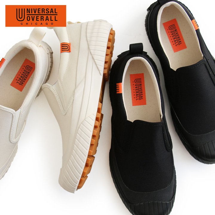 UNIVERSAL OVERALL ユニバーサルオーバーオール スニーカー メンズ レディース ローカット スリッポン ..