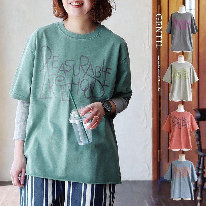 楽天市場】gentil ジャンティ(Tシャツ・カットソー|トップス 楽天市場】gentil ジャンティ(Tシャツ・カットソー|トップス
