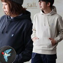 パーカー 長袖 メンズ レディース プルオーバー スウェット 裏毛 厚手 10オンス 裏パイル 綿100% ワンポイント 刺繡 軽い 春 秋 冬 ...