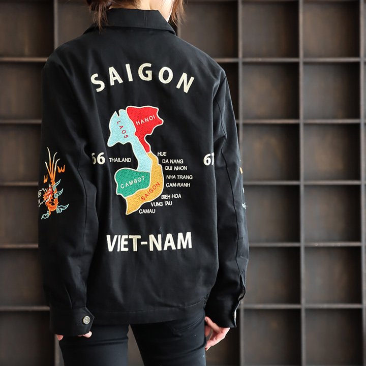 楽天市場】ベトナム ジャケット ベトジャン 刺繍の通販 楽天市場】ベトナム ジャケット ベトジャン 刺繍の通販