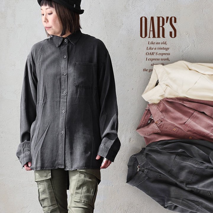 チュニック シャツ 長袖 レディース シャツチュニック デニム 再生繊維 軽い 柔らかい 落ち感 胸ポケッ..