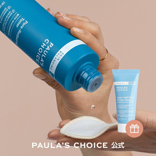 【公式】スキンバランシング トナー 190ml + ギフト / 正規品 低刺激 脂性肌 混合肌 角質 皮脂ケア 黒ずみ サリチル酸 無香料 Pore Reducing Toner ポーラチョイス ポーラズチョイス ふき取り化粧水 paula's choice paulas choice メンズトナー メンズ 男 拭き取り化粧水のサムネイル