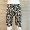40%OFF! OUTLET! ALBERTO アルベルト メンズ ボタニカル花柄ハーフパンツ ゴルフ ゴルフウェア 42/44 EARNIE-D59780B ...