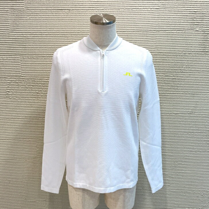 【送料無料】 40％OFF！ J.LINDEBERG ジェイリンドバーグ メンズ ハーフジップニット プルオーバー ゴルフ ゴルフウェア 46/48 M/L セール SALE