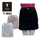 【送料無料】 SALE! T-Mac ティーマック レディース ゴルフウェア スカート ゴルフスカート Dカン 裏地付き インナーショーツ付き 透け防止 通気性 ストレッチ性 速乾性 軽量 38/40 7423130216 セール