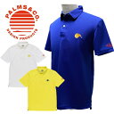 SALE! KIWI&CO. PALMS&CO. キウィアンドコー メンズ ゴルフウェア 半袖ポロ ポロシャツ ラウンドカラー ストレッチ性 吸汗速乾性 通気性...