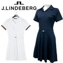 SALE! J.LINDEBERG Jリンドバーグ レディース ゴルフウェア ワンピース ドレスワンピース ゴルフ インナーショーツ付き ポケット付き 通気性 ...