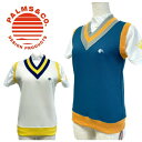 SALE! KIWI&CO. Palms&co. キウィアンドコー レディース ゴルフウェア ベスト バイカラー チルデンベスト レギュラーフィット ストレッチ...