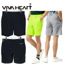 SALE! VIVA HEART ビバハート ゴルフ ゴルフウェア ショートパンツ 撥水性 ストレッチ性 蛍光色 76/79/82 送料無料 01178341 ...