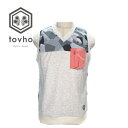 40%OFF!OUTLET! tovho トヴホ メンズ ゴルフウェア ベスト オリジナルカモフラージュ カモ柄 ストレッチ性 吸水速乾性 保温性 送料無料 21-589700 セール
