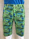 40%OFF! OUTLET! ALBERTO アルベルト メンズ 総柄 ストレッチ ショートパンツ 春夏 ゴルフ ゴルフウェア 44/46 EARNIE-D5...
