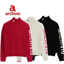 archivio アルチビオ レディース ハイネックプルオーバー ゴルフウェア モックネック ニット カシミヤ 保温性 36/38 送料無料 A318202 セ...