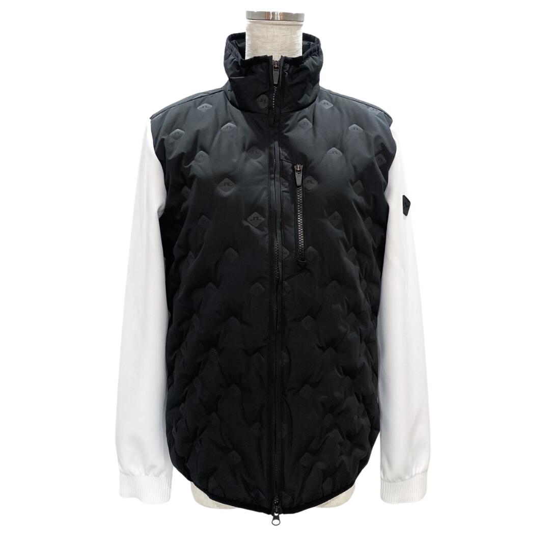 【送料無料】 40％OFF！ J.LINDEBERG Jリンドバーグ ジェイリンドバーグ レディース ゴルフ ゴルフウェア ブルゾン アウター ジャケット ダウン 中綿 ハイネック ダブルジップ ストレッチ 軽量 保温 防風 防寒 撥水 レア 38/40 M/L 072-59021 セール SALE