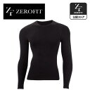 ZEROFIT ゼロフィット ヒートラブ インナー クルーネック メンズ レディース ユニセックス 抗菌防臭 ストレッチ性 保温性 発熱性 温度コントロール 裏起毛 送料無料