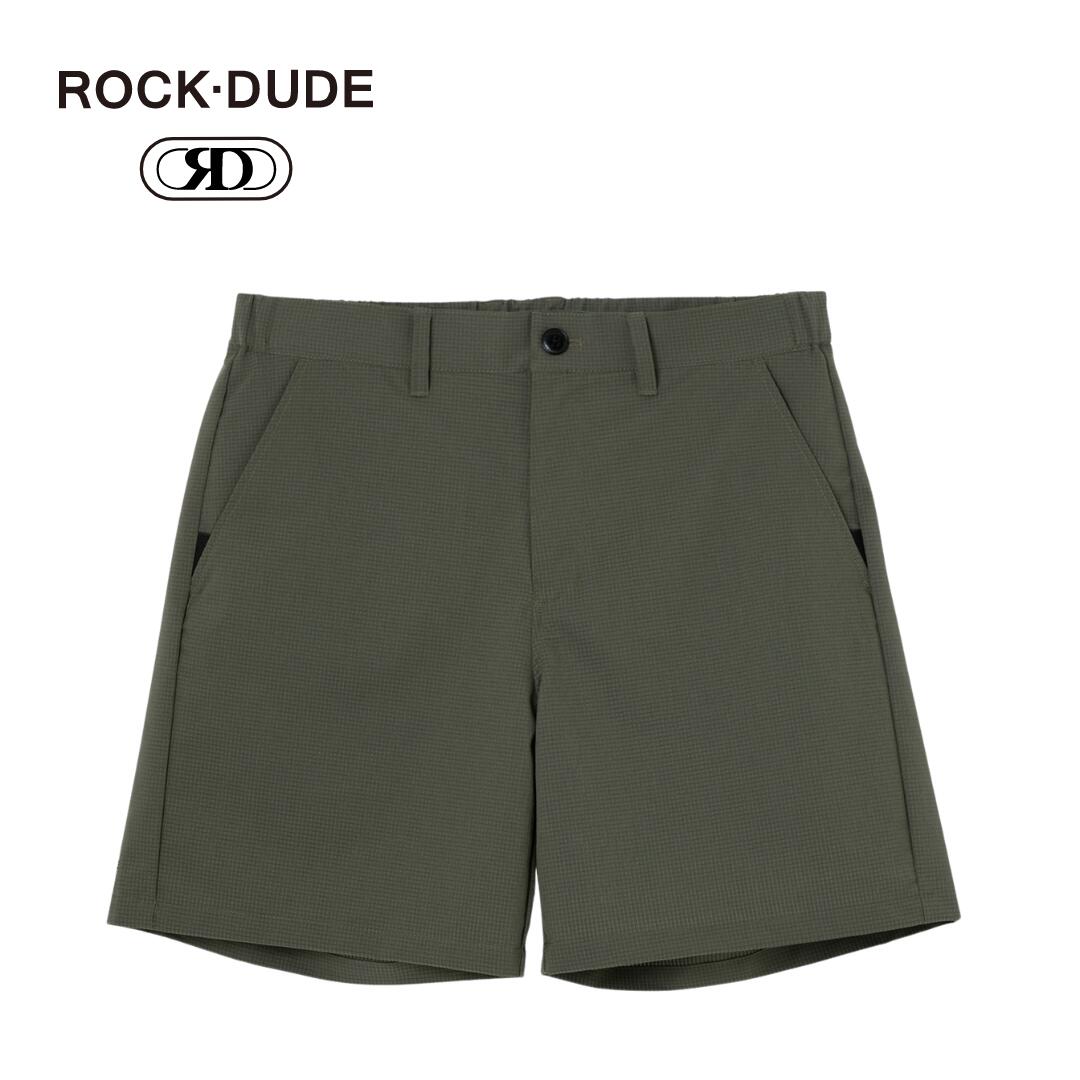 【送料無料】 ROCK DUDE ロックデュード ビットバミューダショーツ メンズ ショートパンツ ゴルフ ゴルフウェア 通気性 ストレッチ性 接触冷感 撥水 ...