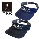 【送料無料】 T-MAC ティーマック メンズ サンバイザー バイザー ゴルフ ゴルフグッズ サイズ調整可能 ギフト プレゼント 7412291302 防寒