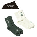 SALVAGE PUBLIC Kolepa サルベージパブリックコレパ ソックス メンズ ゴルフ ゴルフウェア ゴルフグッズ 吸汗性 抗菌防臭 ギフト プレゼン...